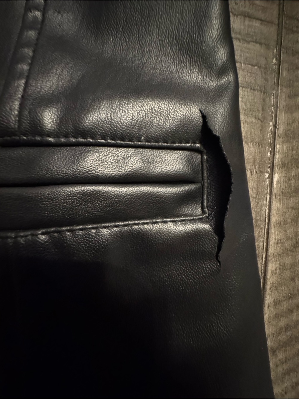 BB Dakota Leather Womens Button-Up Jacket *Read Description* - Picture 2 of 9